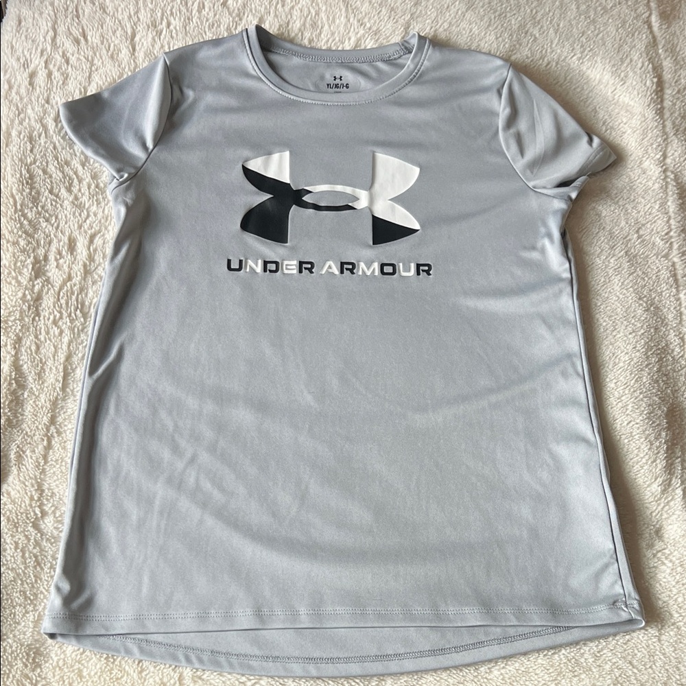 Under Armour Light Gray Performance Tee